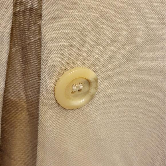 Vintage 80s 90s Braemar Petites beige wool blazer jacket 4 Petite - Picture 7 of 11